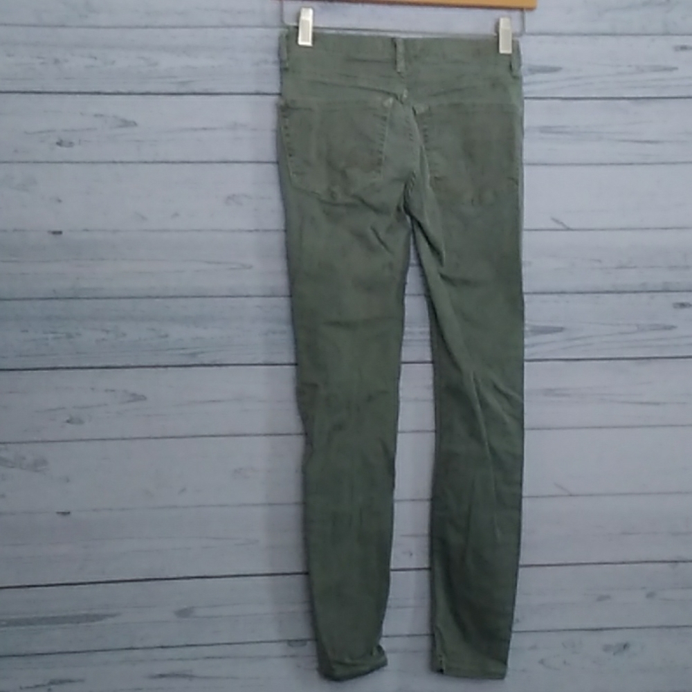 Free people army green jeans size 24 0576 - Picture 4 of 5